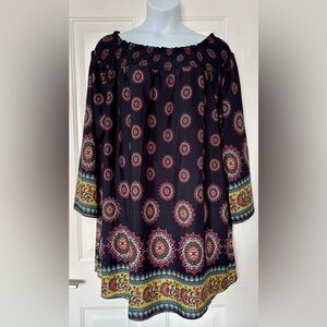 Indigo Thread Co Blue Print Women's Tunic
